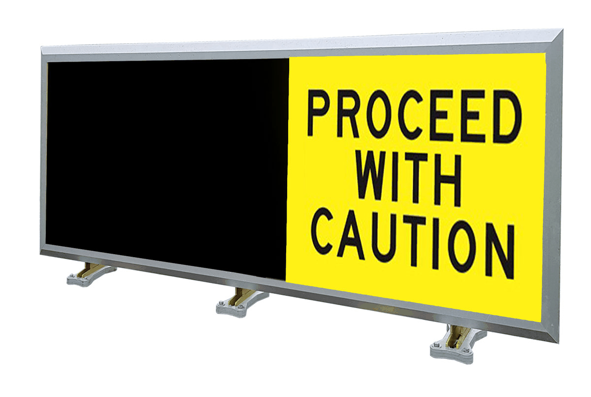 Sign fixed angle message switch